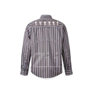 Cotton Fire Resistant Henley Shirt CAT2 NFPA2112 Welding Work <b>Long</b> sleeve Popular Selling Triple Stitch Fitted FR Safety Red - Product Image 2