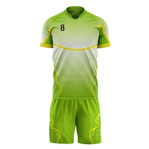 ชุดเสื้อรักบี้สีเขียวแบบกำหนดเองสำหรับผู้ชาย เบอร์ 8 พิมพ์ชื่อท้ายเสื้อ ผ้าโพลีเอสเตอร์ซับเหงื่อ ระบายอากาศได้ดี ชุดยูนิฟอร์มรักบี้สำหรับผู้ใหญ่ - Product Image 1