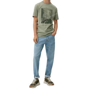 Camiseta de Verano para Hombre, 100% Algodón, Corte Regular Informal, Ligera, Transpirable, de Secado Rápido, Manga Corta, Impresión Digital Personalizada - Product Image 2