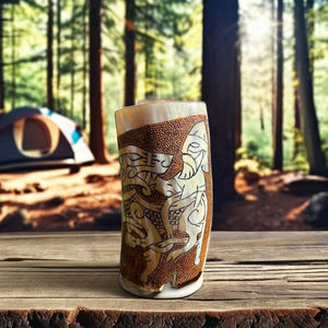 Mug en corne moderne personnalisé de haute qualité avec isolation chaud/froid 24h, compatible lave-vaisselle, pour café et boissons - Product Image 2