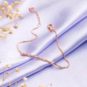 ซูเปอร์เซปเทมเบอร์ ฮอตเซลล์ สร้อยข้อมือเงินแท้ 925 ชุบทองคำสีกุหลาบ ประดับเพชรคิวบิกเซอร์โคเนีย สำหรับผู้หญิง วันวาเลนไทน์ - Product Image 2