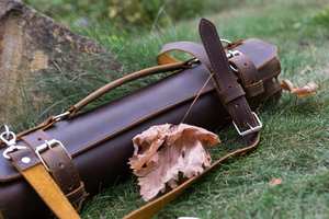 Étui de transport pour couteaux de chef en cuir véritable, anti-odeur, avec fermeture sécurisée par sangle, organiseur d'outils de cuisine portable - Product Image 3