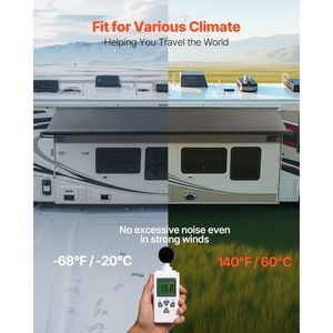 Staffa per tendalino scorrevole per impieghi gravosi, resistente alle intemperie, durevole, per camper, ricambio tessuto tendalino, accessori esterni per camper - Product Image 5