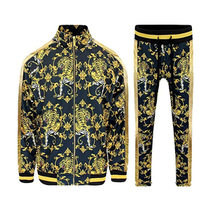 Top Trending <b>Winter</b> Solid Men Sublimation Tracksuit 100% Cotton Breathable Fleece Casual Wear Men Sublimation Tracksuit - Product Image 1