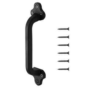 Maniglia per Porta Scorrevole in Acciaio al Carbonio Resistente alla Ruggine, 9 Maniglie Rustiche per Cancelli, Finitura Satinata, Accessori per Cancelli Esterni - Product Image 1
