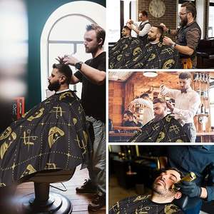 Capa Profesional Ecológica de Poliéster Impermeable para Corte de Cabello, para Uso en Salón de Belleza y Barbería - Product Image 5