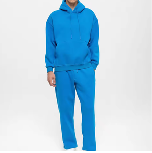 ชุดวอร์มผู้ชายแบบสั่งทำพิเศษ เนื้อผ้าหนา ทรงโอเวอร์ไซส์ ชุดวอร์มผู้ชายแบบหลวมๆ เสื้อฮู้ดดี้และกางเกงจ็อกเกอร์ - Product Image 3