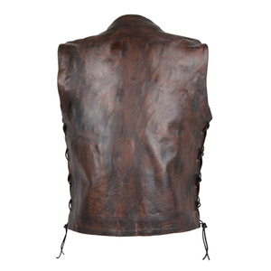 Chalecos de Motocicleta de Cuero Genuino Transpirables para Hombre, Color Personalizado, de Moda, para Carreras, de Buena Calidad - Product Image 2