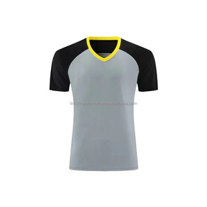 เสื้อกีฬาฟุตบอลระบายอากาศได้ดี สำหรับการฝึกซ้อมและการแข่งขัน เสื้อฟุตบอลโพลีเอสเตอร์ระบายอากาศได้ดี - Product Image 5