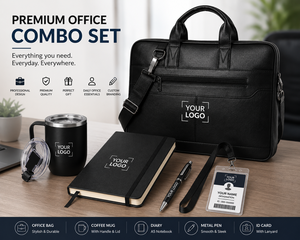 Set de Regalo Corporativo Premium Personalizado, Bolsa de Fieltro, Taza de Acero Inoxidable, Cuaderno A5, Bolígrafo, Regalo Promocional de Oficina Duradero - Product Image 4