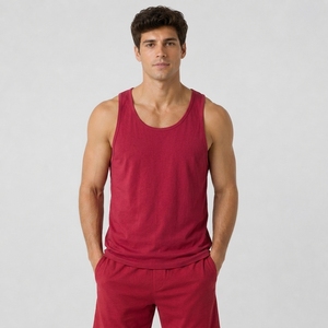 Débardeur décontracté pour homme, couleur unie, respirant, sans manches, pour l'été, fitness, entraînement, confortable, basique, vêtements de tous les jours - Product Image 4