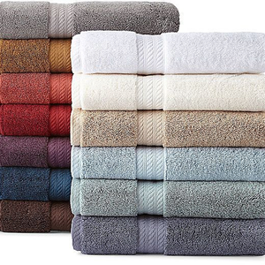 Toalla de Baño y Playa de Algodón Jacquard Teñido con Hilo, Diseño a Rayas Grandes, Suave, Absorbente y de Alta Calidad - Product Image 6