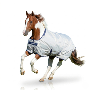 Wholesale Luxury Cotton Horse Rugs Custom Equestrian Lightweight Waterproof Breathable Turnout Rug Ripstop Outdoor Cover <b>Sheet</b> - Product Image 1