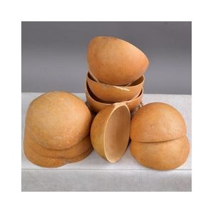 Meilleures ventes : Bol en calebasse séchée écologique, de qualité alimentaire, pour salade, centre de table, artisanat, qualité export, bol végétal purifié - Product Image 1