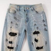 Pantalones Vaqueros Rectos de Cintura Media para Hombre, Material Grueso, Alta Calidad, Transpirables, Ecológicos, Lavados con Piedras, Invierno, Color Sólido