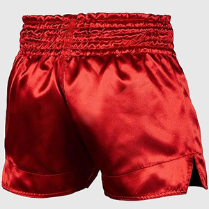 Custom Red Solid Color Muay Thai <b>Men's</b> Fight <b>Shorts</b> MMA Boxing Muay Thai Grappling <b>Shorts</b> High Performance Factory Direct 2026 - Product Image 2