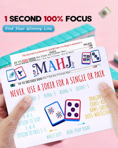 4 unidades de Marcadores de Líneas de Mahjong Americano Moderno, Accesorios de Mahjong, Regalos, Superposiciones para Lectura Guiada para TDAH y Dislexia - Product Image 2
