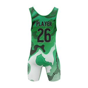 Top Grade Custom Wrestling <b>Singlet</b> Athletic Compression Fabric Sublimation Design Gear All Sizes Styles Colors - Product Image 2