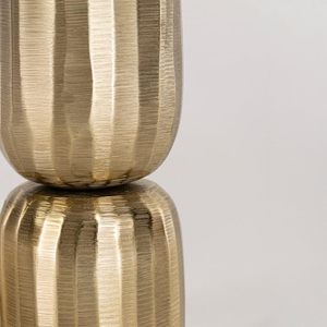 Jarrón Grande y Elegante de Aluminio Dorado con Acabado Metálico, Adorno Decorativo Moderno para la Cocina, Comedor y Decoración Festiva - Product Image 5