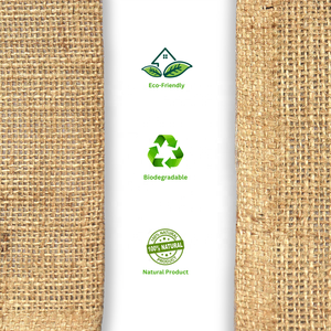 Tessuto Naturale in Juta e Iuta Grezza <span class=keywords><strong>100</strong></span>% Ecologico per Artigianato, Decorazione, Confezionamento e Realizzazione di Borse - Product Image 3