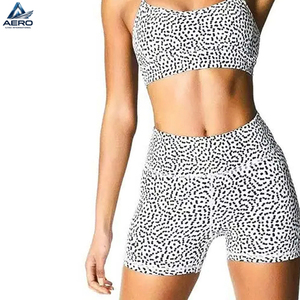 Producto Más Vendido al Mejor Precio, Conjunto Deportivo para Mujer, Personalizado, de Dos Piezas, Shorts y Bra Deportivos de Spandex y Poliéster - Product Image 5
