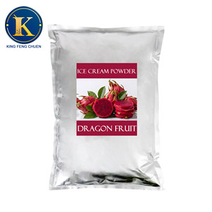 Red Dragon Fruit Soft Serve Ice Cream Powder Mix 1.3KG Bag by King Feng Chuen HACCP ISO22000 Certified 16 Months Shelf Life TW - Product Image 2
