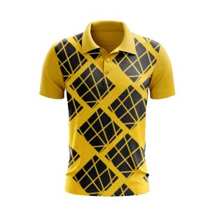 Nouveau Polo de Sport de Golf pour Hommes à Séchage Rapide Logo Personnalisé Manches Courtes Vêtements de Tennis pour Hommes Jersey Respirant Polo Sublimé - Product Image 1