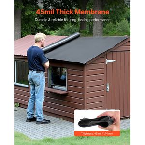 Rotolo di Tappeto in Gomma EPDM da 45 Mil, 30 x 40 Piedi, Resistente alle Intemperie con Lunga Durata, Flessibile per Temperature Rigide, per Coperture e Teloni - Product Image 2