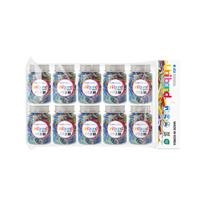 Bandes élastiques pour cheveux en TPU, fabriquées en Corée, unisexes, personnalisées OEM ODM, dans une bouteille en plastique, non toxiques, élastiques, certifiées OEKO-TEX - Product Image 4