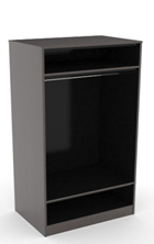 Armario de 36 Pulgadas Sin Puertas, Certificado CARB P2, MDF Grado E0, Acabado HPL LPL, Banda de Borde a Juego para Conjuntos de Dormitorio de Hoteles y Motéis - Product Image 5