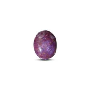 Natural Oval Cabochon Star Ruby Loose Gemstone 12.25 Carat Certified Wholesale - Product Image 1