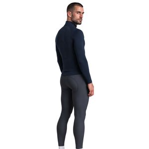 Maillot de Ciclismo de Manga Larga Azul Marino para Hombre, con Cierre Completo, de Alto Rendimiento, para Ciclismo de Carretera - Product Image 3