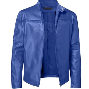 Casual Wear <b>Men</b> <b>Leather</b> <b>Jacket</b> In Reasonable Price Breathable Fashion Clothing <b>Leather</b> <b>Jacket</b> For <b>Men</b> - Product Image 4