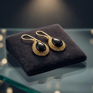 Pendientes de Latón con Ónix Negro al por Mayor, Joyería Colgante Hecha a Mano con Piedra Preciosa Negra Natural - Product Image 1