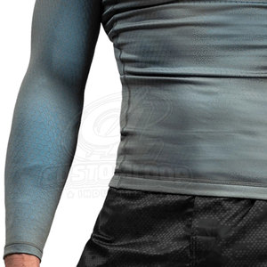 Traditional Pattern Spandex Nylon <b>Men</b> <b>Compression</b> <b>Shirts</b> Pre Shrunk Fabric <b>Compression</b> <b>Shirt</b> High Quality In Wholesale - Product Image 5