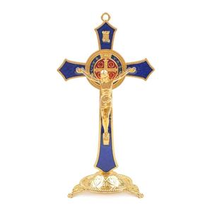Metal Made Bishop's Blessing Crucifix Eco-friendly Customizable Custom Color Offset Printing Christian Catholic Church Crucifix - Product Image 4