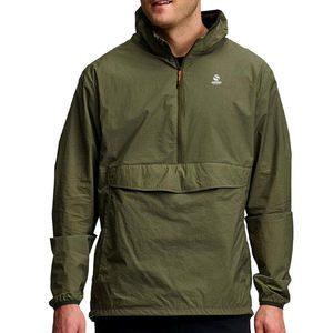 เสื้อแจ็คเก็ตกันลมแบบถักสำหรับผู้ชาย แต่งขนแกะ กันน้ำ ระบายอากาศได้ดี มีฮู้ด สไตล์สตรีทแวร์ลำลอง - Product Image 1