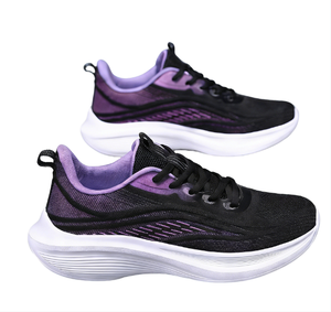 Zapatillas Deportivas de Punto con Cordones y Punta Redonda, con Malla de Goma, para Viajes, Deportes al Aire Libre, Resistentes a Pinchazos, de Seguridad, Casuales para el Trabajo - Product Image 4