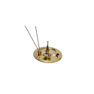 Neuankömmling Messing Indian Pooja Thali Set Religiöse Pooja Set mit Om Thali Würfel Weihrauch brenner Puja Bell und <span class=keywords><strong>Lakshmi</strong></span> tief