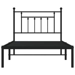 โครงเตียงเหล็กเคลือบสีดำแบบคู่ รูปทรงสี่เหลี่ยมผืนผ้า - Product Image 6