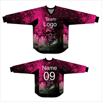 Maillot de paintball intégral, nouvelle arrivée, vente chaude, personnalisable OEM, maille interlock 100% polyester, imperméable, séchage rapide, respirant, BLANC