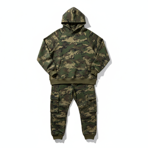 Male <b>Camouflage</b> Sweatshirts Jacket + Pants Sets 2026 Spring Autumn Camo Men <b>Tracksuit</b> Hooded Hoodie Set Mens Fitness 2 Pieces - Product Image 1