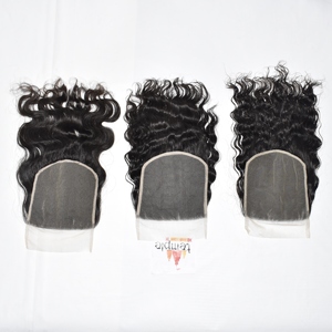 Cabello Natural Virgen Sin Procesar de la India, Cierre 7x7, Doble Trama, 100% Color Negro Natural, Sin Procesamiento, para Mujeres - Product Image 2
