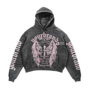 Conjunto Deportivo Ligero de Invierno 100% Algodón Transpirable con Capucha, Bordado, Impresión en Serigrafía, Logotipo 3D en Relieve, Personalizado, Alta Calidad - Product Image 3