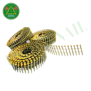 <b>Steel</b> Coil Pallet Nails 9000pcs 1-3/4 x 0.092 Screw Smooth Shank Checkered Head Factory Direct <b>Flat</b> Head Style - Product Image 6
