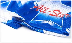 Shorts de basketball pour hommes All-Stars, motif uni, taille mi-haute, élastique, respirant, séchage rapide, tissu peigné décontracté, 100 % polyester - Product Image 5