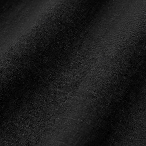 Chemise décontractée pour homme à manches courtes et col en V, imprimé noir, tissu en coton sergé respirant, idéale pour l'été - Product Image 4