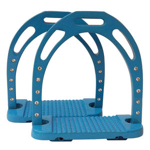 Étriers vétérinaires solides en acier inoxydable pour chevaux, réutilisables, réglables, personnalisés, antidérapants, protection de la cheville, sécurité équestre - Product Image 4