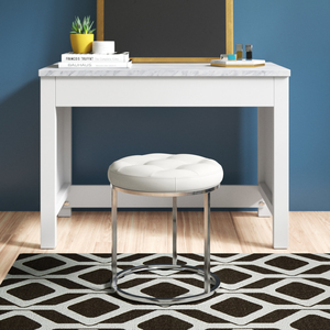 Modern Home Furniture Iron Frame Fabric Cushioned <b>Stool</b> Soft Upholstered Seat <b>Ottoman</b> for Living Room Bedroom and Hotel Use - Product Image 5