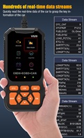 Escáner de Diagnóstico de Vehículos OBDII V520 12V, Lector de Códigos de Voltaje, Herramientas de Diagnóstico para Automóviles